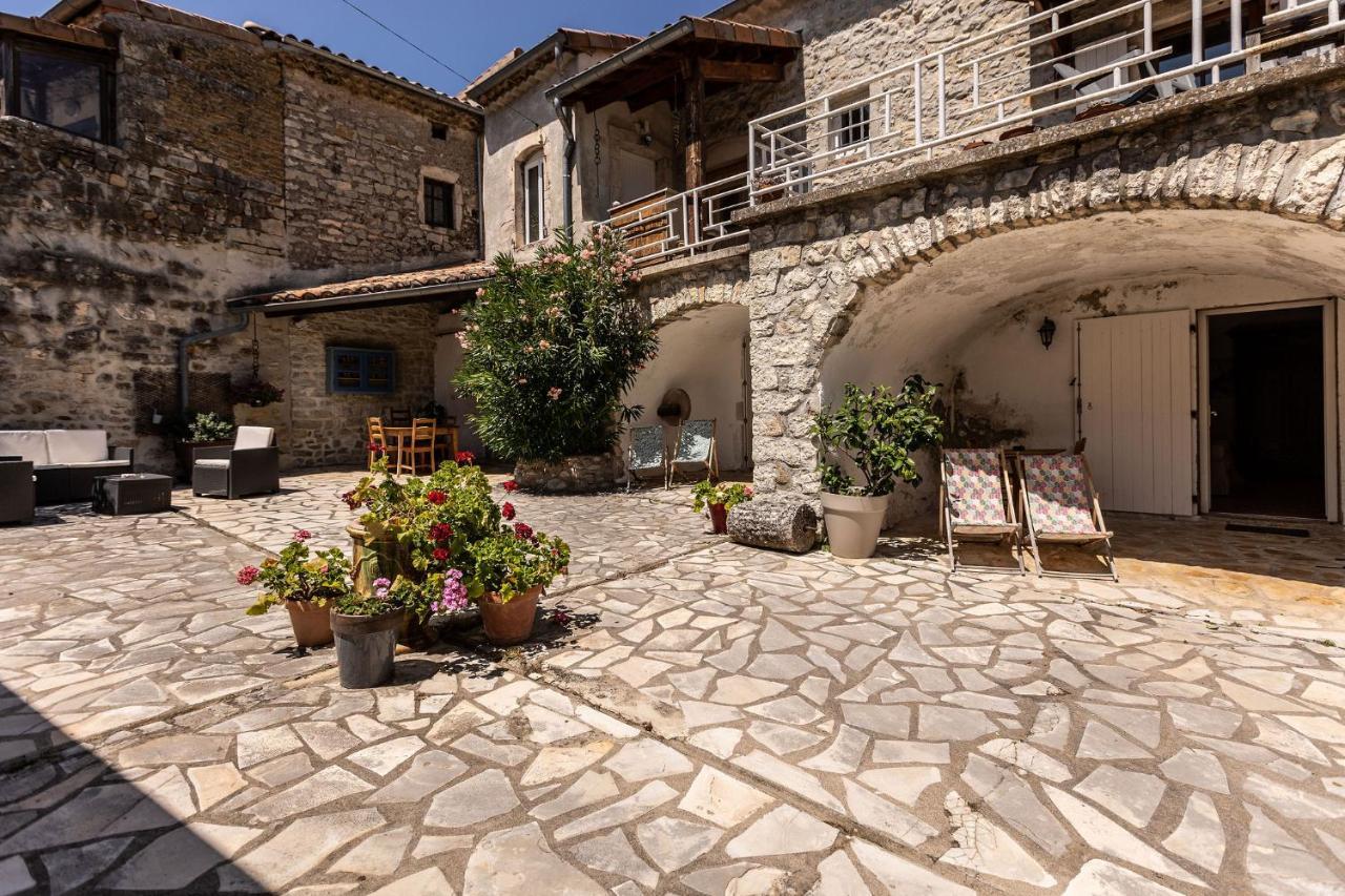 Les Monteils Hotel Grospierres Luaran gambar