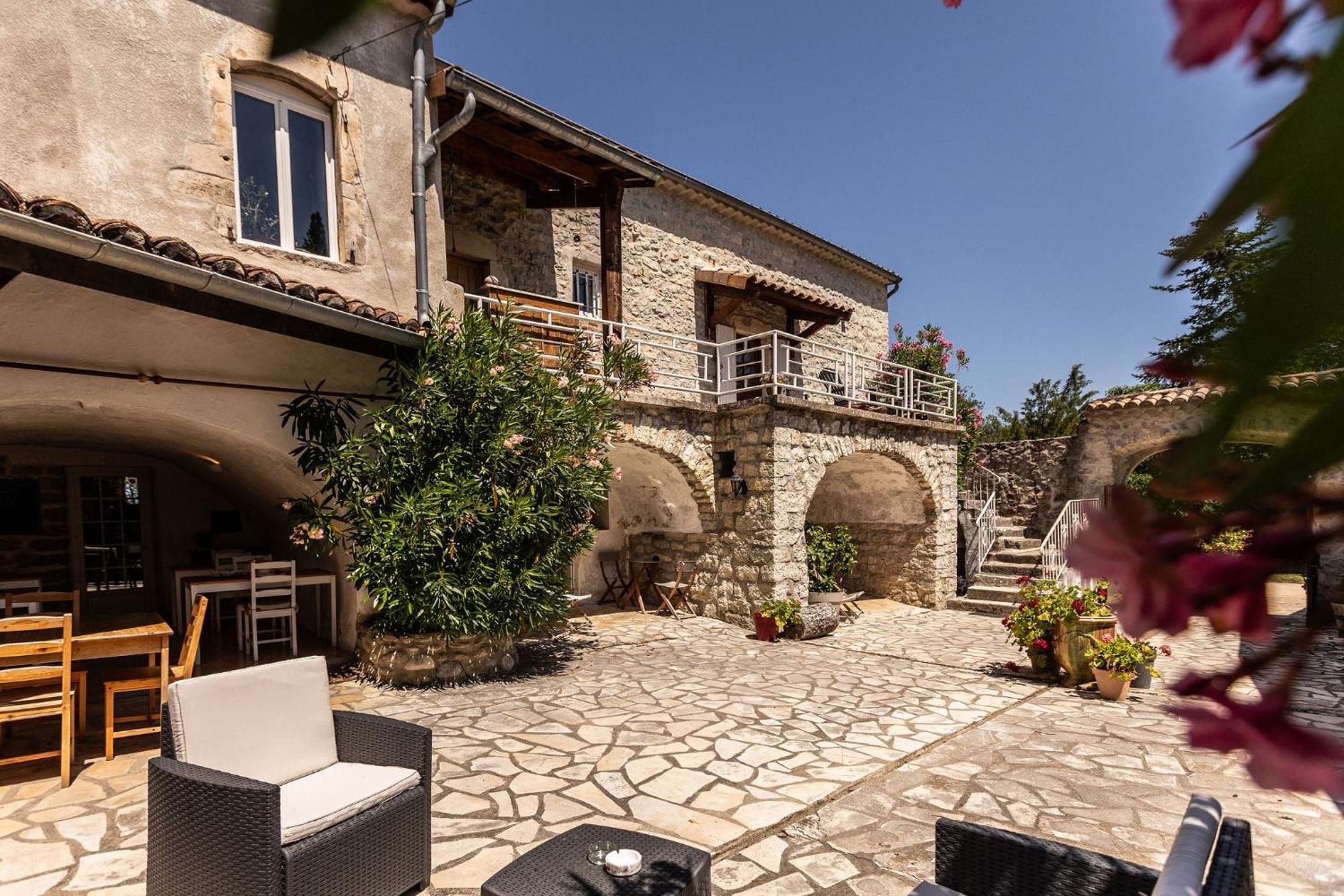 Les Monteils Hotel Grospierres Luaran gambar